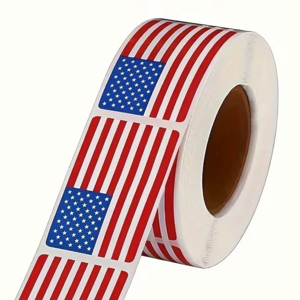 New American Flag Sticker Roll 20ct (bundle only purchase)